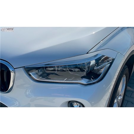 Spoilers de phares sur mesure pour BMW X1 F48 2015-2019 (ABS)