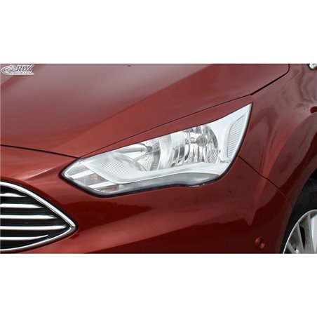 Spoilers de phares sur mesure pour Ford C-Max Facelift 2015-2019 (ABS)