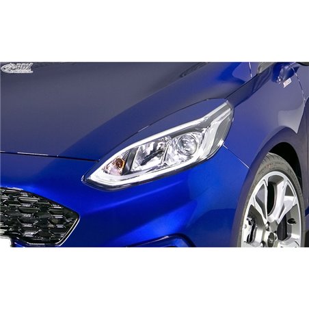 Spoilers de phares sur mesure pour Ford Fiesta MK8 2017-2022 (ABS)