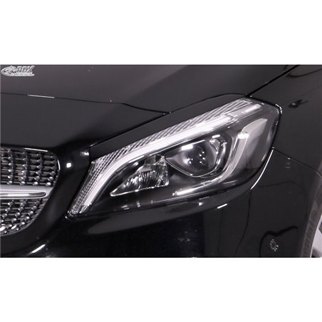 Spoilers de phares sur mesure pour Mercedes Classe A (W176) 2012-2019 (ABS)