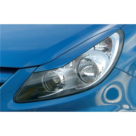 Spoilers de phares sur mesure pour Opel Corsa D 2006- (ABS)