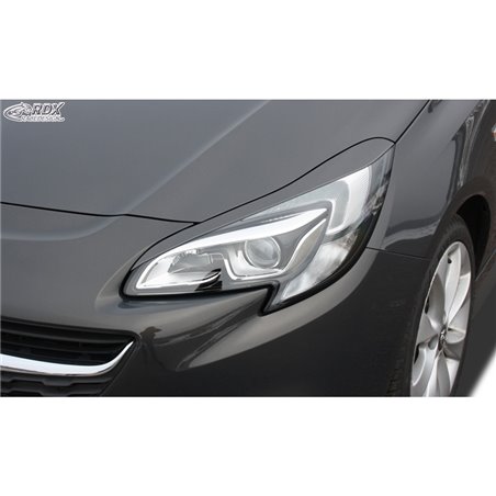 Spoilers de phares sur mesure pour Opel Corsa E 2014- (ABS)