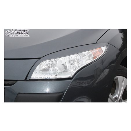 Spoilers de phares sur mesure pour Renault Megane III 2008-2015 (ABS)