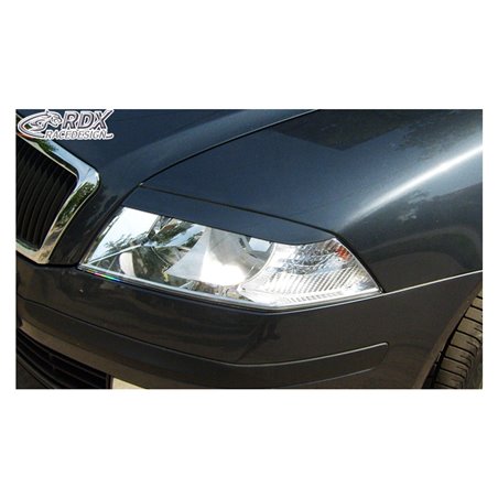 Spoilers de phares sur mesure pour Skoda Octavia II 2004-2008 (ABS)