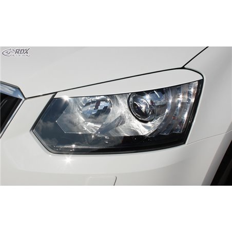 Spoilers de phares sur mesure pour Skoda Yeti 2014- (ABS)