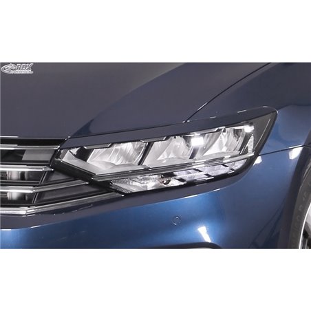 Spoilers de phares sur mesure pour Volkswagen Passat 3G B8 2014-2019 & 2019- (ABS)