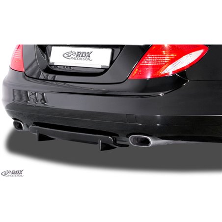 Jupe arrière 'Diffuseur U-Diff' sur mesure pour Mercedes Classe-S Coupe C216 2006-2013 (PU)