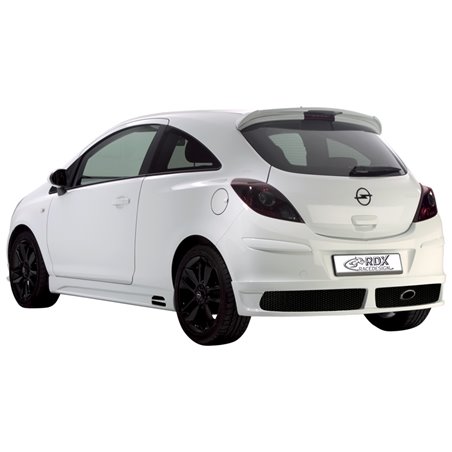 Jupe arrière sur mesure pour Opel Corsa D 2006-2011 excl. OPC (PU)