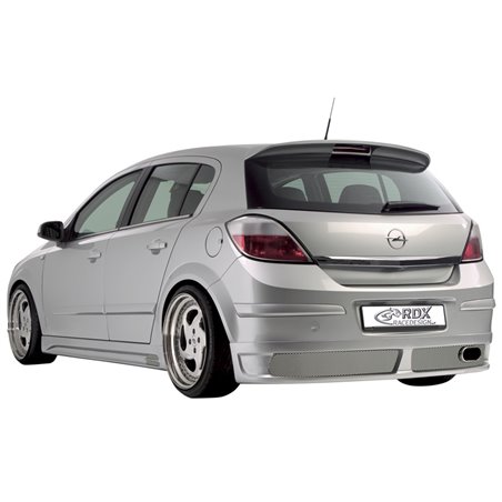 Jupe arrière sur mesure pour Opel Astra H 5 portes (PU)