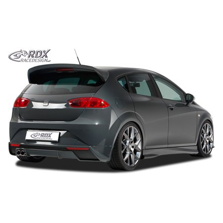 Jupe arrière sur mesure pour Seat Leon 1P Facelift 2009-2012 excl. FR/Cupra (PUR)