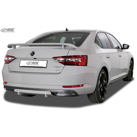 Jupe arrière 'Diffuseur U-Diff XL' sur mesure pour for Skoda Superb III (3V) 2015- (PU)