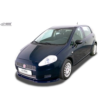 Jupes latérales 'Slim' sur mesure pour Fiat Grande Punto 2005- & Punto Evo 2009- (ABS noir luisant)