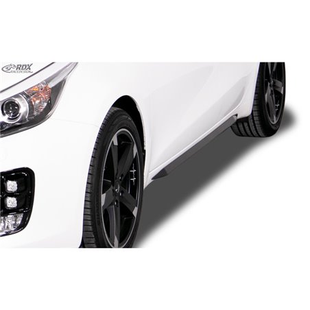 Jupes latérales 'Slim' sur mesure pour Kia Ceed (JD) HB/CW & Pro Ceed 2012-2018 incl. GT/GT-Line (ABS noir luisant)