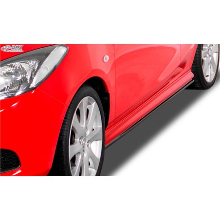 Jupes latérales sur mesure pour Mazda 2 (DE) 2007-2014 'Edition' (ABS)