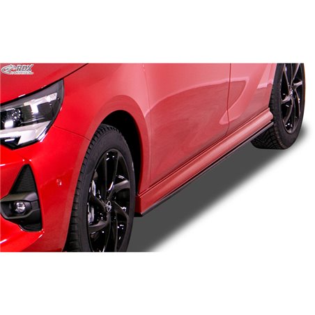 Jupes latérales sur mesure pour Opel Corsa F 2019- 'Edition' (ABS)