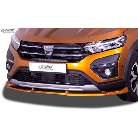 Spoiler avant Vario-X sur mesure pour Dacia Sandero Stepway III 2021- (PU)