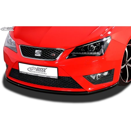 Spoiler avant sur mesure pour Seat Ibiza 6J SC/HB/ST FR Facelift 2012-2017 (ABS noir luisant)