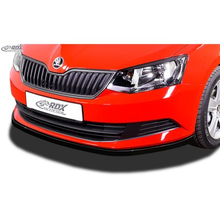 Spoiler avant sur mesure pour Skoda Fabia III (NJ) 2014-2018 (ABS noir luisant)