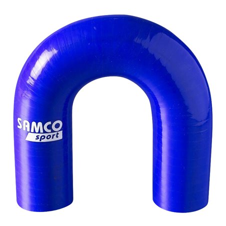 Samco Durite Silicone coudée 180 degré - Longueur 76mm - Ø16mm - Bleu