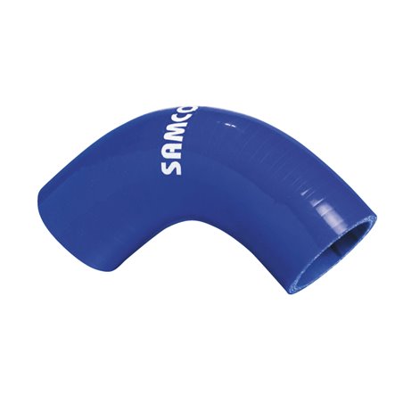 Samco Durite Silicone coudée 90 degré - Longueur 125mm - Ø83mm - Bleu