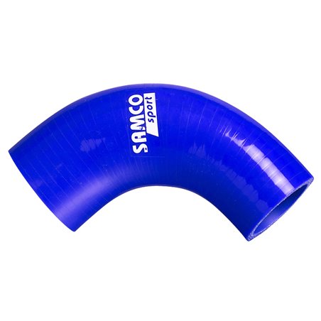 Samco Durite Silicone réducteur coudée 90 degré bleu - Longueur 102mm - Ø35>32mm