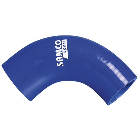 Samco Durite Silicone réducteur coudée 90 degré noir - Longueur 125mm - Ø70>63mm