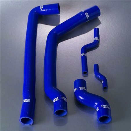 Samco Kit Durites sur mesure pour New Mini Cooper R50 2001-2006 - 5-pièces - Refroidissement - avec A/C - Bleu