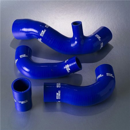 Samco Kit Durites sur mesure pour Fiat Punto GT Turbo 1.4 1993-1997 - 4-Teilig - Turbo - Small Turbo with DVC - Bleu