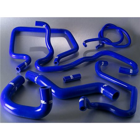 Samco Kit Durites sur mesure pour Ford Escort MK6 RS2000 1995-1996 - 7-pièces - Refroidissement - Bleu