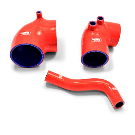 Samco Kit Durites sur mesure pour Subaru Impreza Turbo GC8 Version 1/2 1992-1996 - 3-pièces - Tuyau d'Admission - Bleu