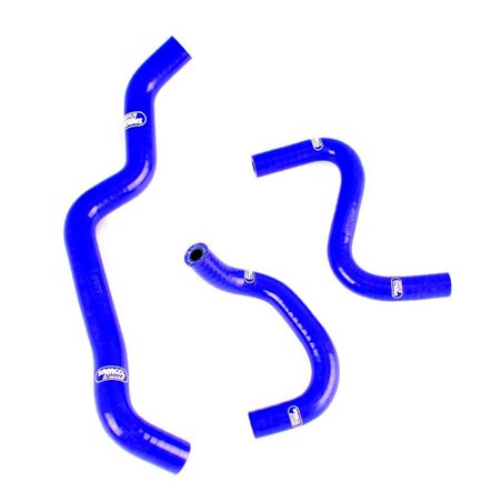 Samco Kit Durites sur mesure pour Subaru Impreza Turbo Version 8 2002-2005 - 3-pièces - Asservissement de Direction - Bleu