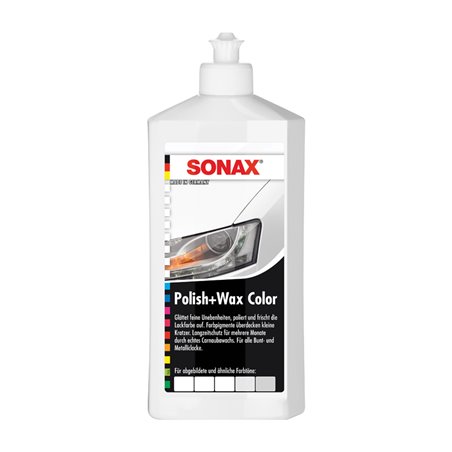 Sonax 296.000 Polish & Wax blanc 500ml