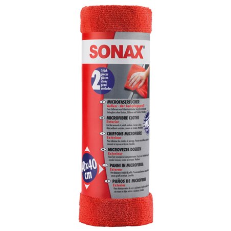 Sonax 416.241 Lavette microfibres extérieur 2 pcs