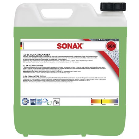 Sonax 664.600 SX Agent de Séchage Gloss 10L