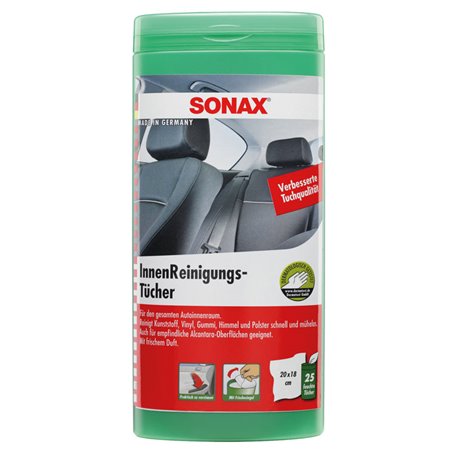 Sonax 412.200 Chiffons de Nettoyage Intérieur Box 25pcs