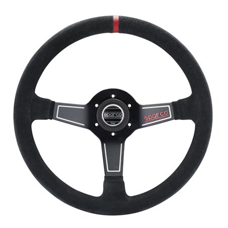 Sparco Volant Universel L 575 - Suède Noir - Diamètre 350mm