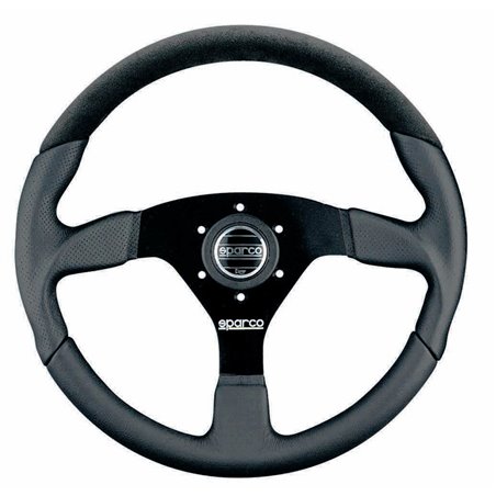 Sparco Volant Universel L505 - Cuir Noir - Diamètre 350mm