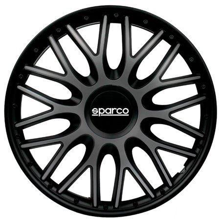 Sparco Enjoliveurs Roma - 13-pouces - Gris/Noir - Set de 4 pièces