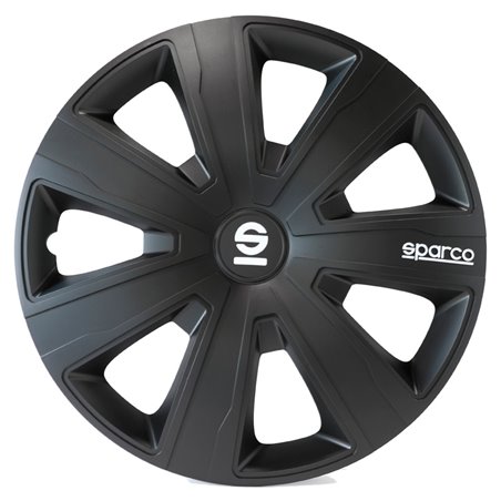 Sparco Enjoliveurs Palermo - 14-pouces - Noir - Set de 4 pièces