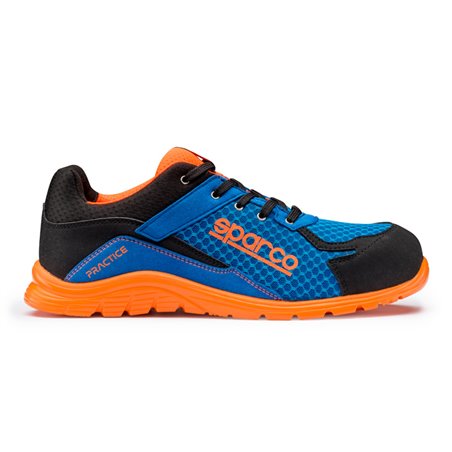 Sparco Chaussures de sécurité légères Practice S1P Niki Bleu/Orange Taille 37