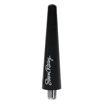 Simoni Racing Antenne d'Aluminium Short - Noir - Longueur 6cm