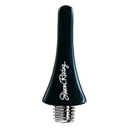 Simoni Racing Antenne d'Aluminium Mini - Noir - Longueur 3cm