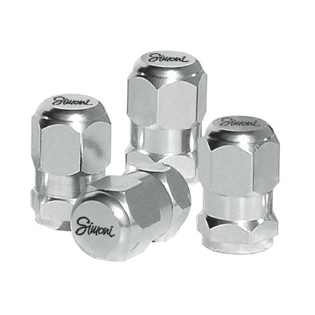 Simoni Racing Bouchons de Valve Chrome - Chrome - 4 pièces