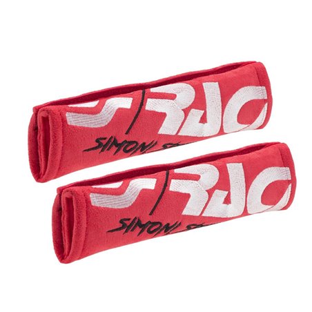 Simoni Racing Protège Ceinture de Sécurité Cut - Rouge - 2 pièces