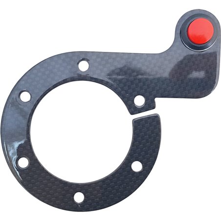 Simoni Racing Supporte de Volant sport - Carboné - incl. 1 bouton de pousser