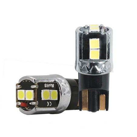 Simoni Racing T10 Ampoules 6-LED 'Canbus No-Polarity' - High Brightness Superblanc - Set de 2 pièces