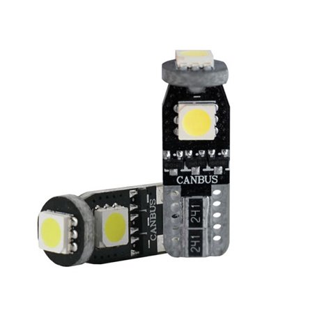 Simoni Racing T10 3-LED 3W Canbus Ampoules - Ultrablanc - Set de 2 pièces