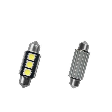 Simoni Racing Festoon 3-LED Canbus Ampoules - 36mm - Superblanc- Set de 2 pièces