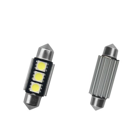 Simoni Racing Festoon 3-LED Canbus Ampoules - 42mm - Superblanc- Set de 2 pièces