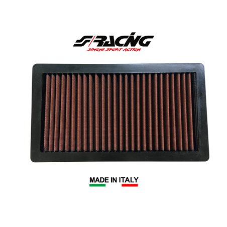 Simoni Racing Filtre à air de Remplacement sur mesure pour Alfa Romeo 33/145/146 & Lancia Delta/Prisma